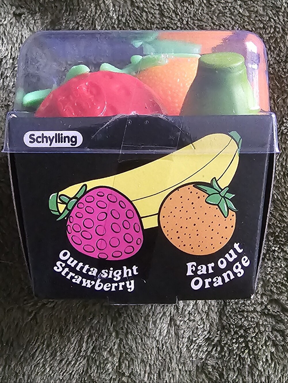 Schylling NeeDoh Groovy Fruit sensory fidget toy